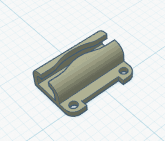1/10th 4WD Battery Lead Mount (Uncoupled Dif Style)